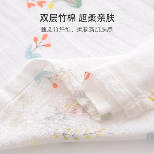 柔蕴竹棉薄款纱布巾盖毯包被