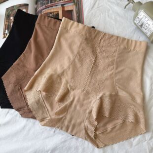 内裤女2026新款蕾丝性感中高腰三角裤舒适轻收腹提臀透气胖mm新品