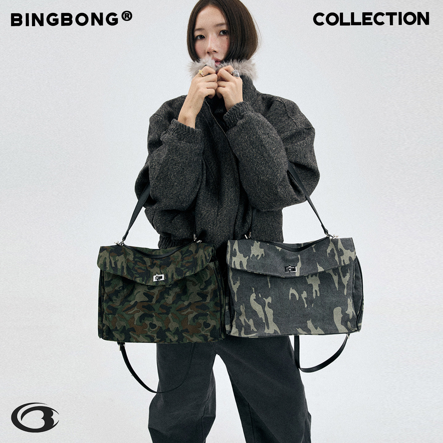 BINGBONG|迷彩航空 都市复古帆布通勤小众腋下包单肩斜挎包大容量,箱包皮具/热销女包/男包,腋下包,淘宝优惠券,粉丝福利购,淘宝优惠卷