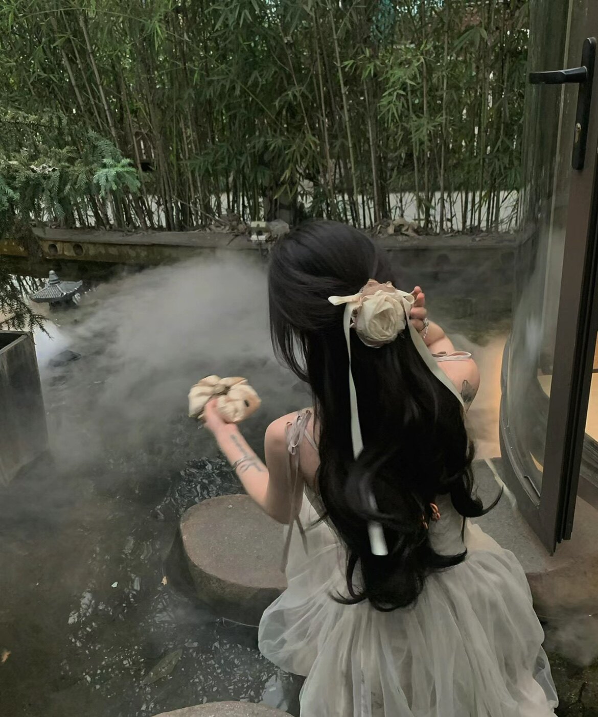 手做花小众设计烧毁感衰败破坏凋零玫瑰胸针/发夹/腕花/颈花/发簪