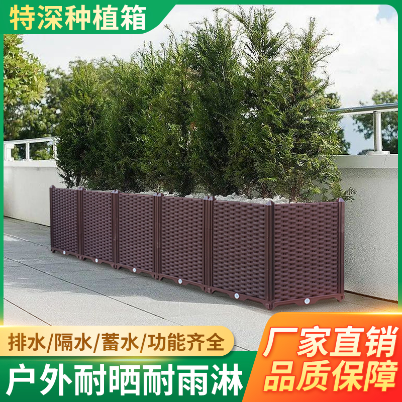种菜专用阳台种植箱可蓄水可排水