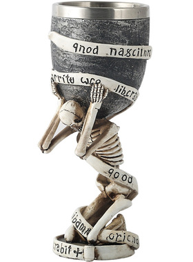 骷髅酒杯复古个性树脂鬼头高脚