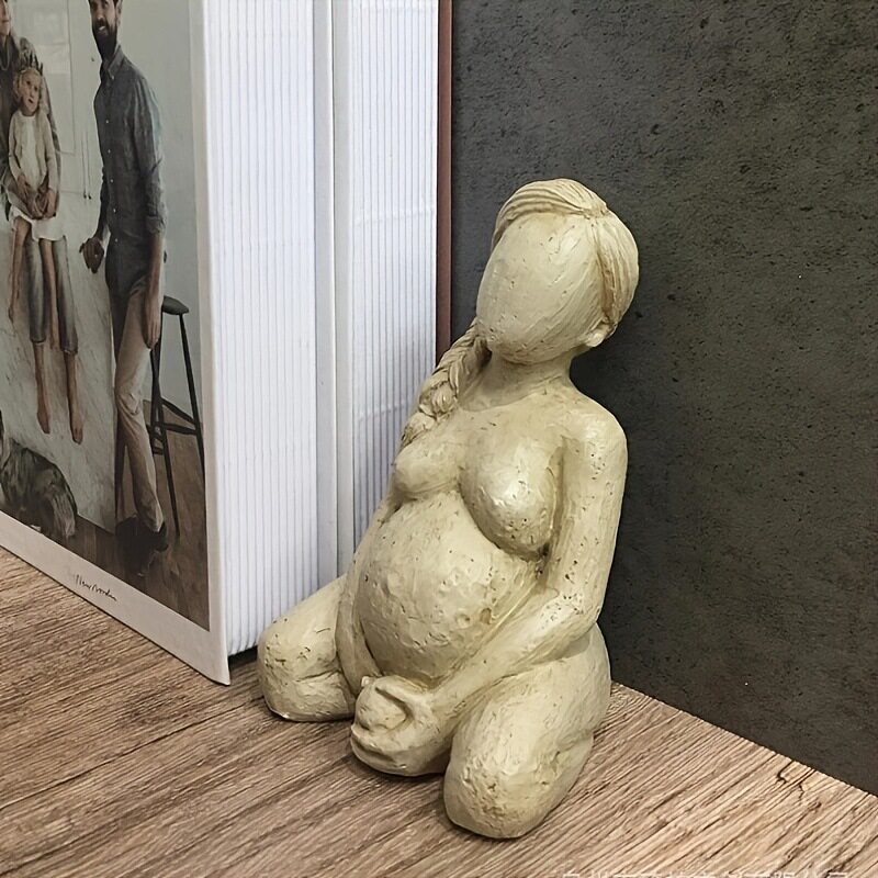 热款仿泥雕妊娠三部曲家居