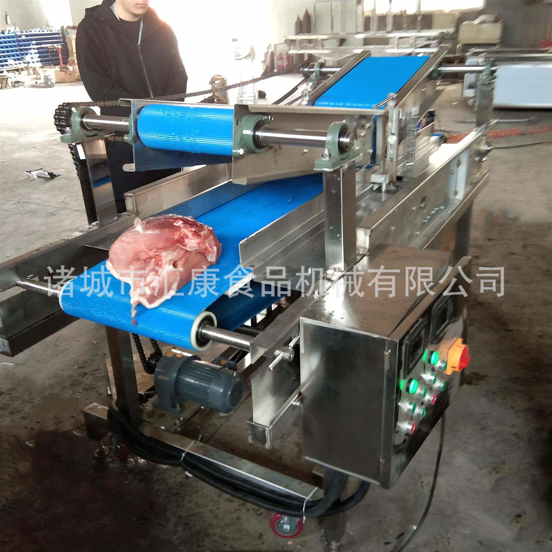鲜牛肉 机 猪肘子切片QTJ-4000流水线水平式猪肉切片片机机械切设