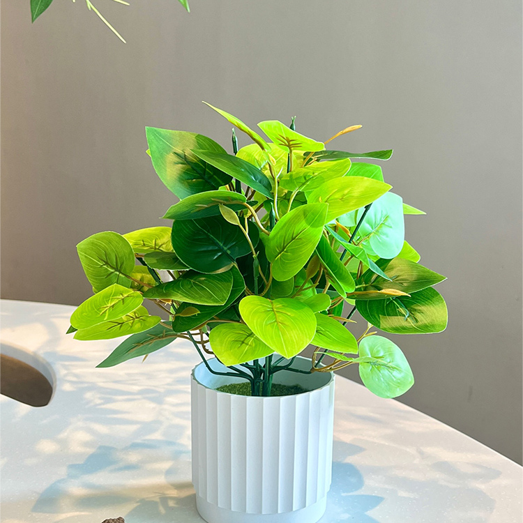 仿真绿萝盆栽室内仿真植物教室装饰绿植会议室绿箩仿真花草假藤条