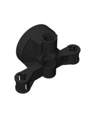 兼容乐高23801方向盘轮毂支架 散装配件零件拼装玩具