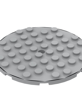 国产积木 74611 8x8圆板带孔光板 益智拼装玩具小颗粒moc零件散件