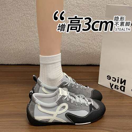 【段哥家】厚底阿甘德训鞋女款2026秋季新款防滑不累脚登山鞋休闲