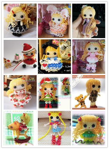 材料包玩偶公主风手工串珠