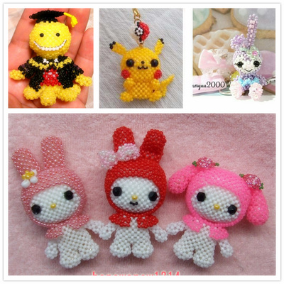 手工串珠材料包进口TOHO米珠美乐蒂比卡丘杀老师芭蕾兔日文走线