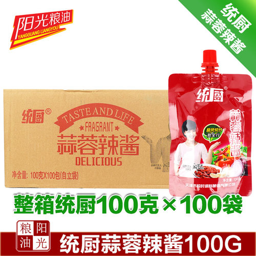 天津统厨蒜蓉辣酱100克