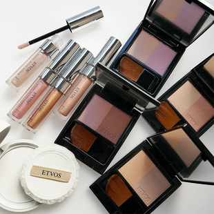 新品 日本ETVOS双色腮红彩妆矿物质粉饼/液体眼影蜜/秋季限定散粉