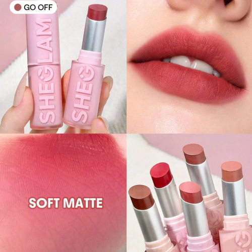 日本采购sheglam粉管哑光口红