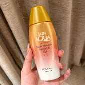 小猴子爱用 日本SKIN AQUA新碧粉金瓶超强防晒乳无油膜感水润精华