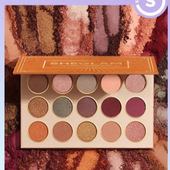 日本采购sheglam度假大潮热带12色眼影 五彩调色盘易上色好晕染