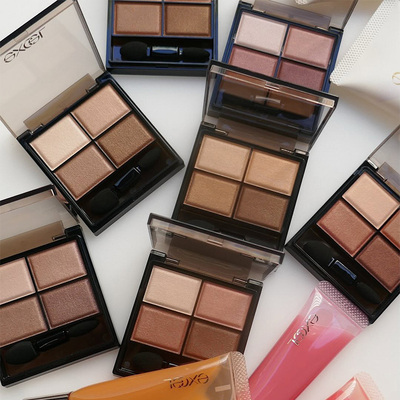 日本excel四色眼影盘7色可选