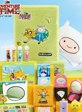sheglam探险活宝Adventure Time联名彩妆眼影唇釉双色腮红粉饼