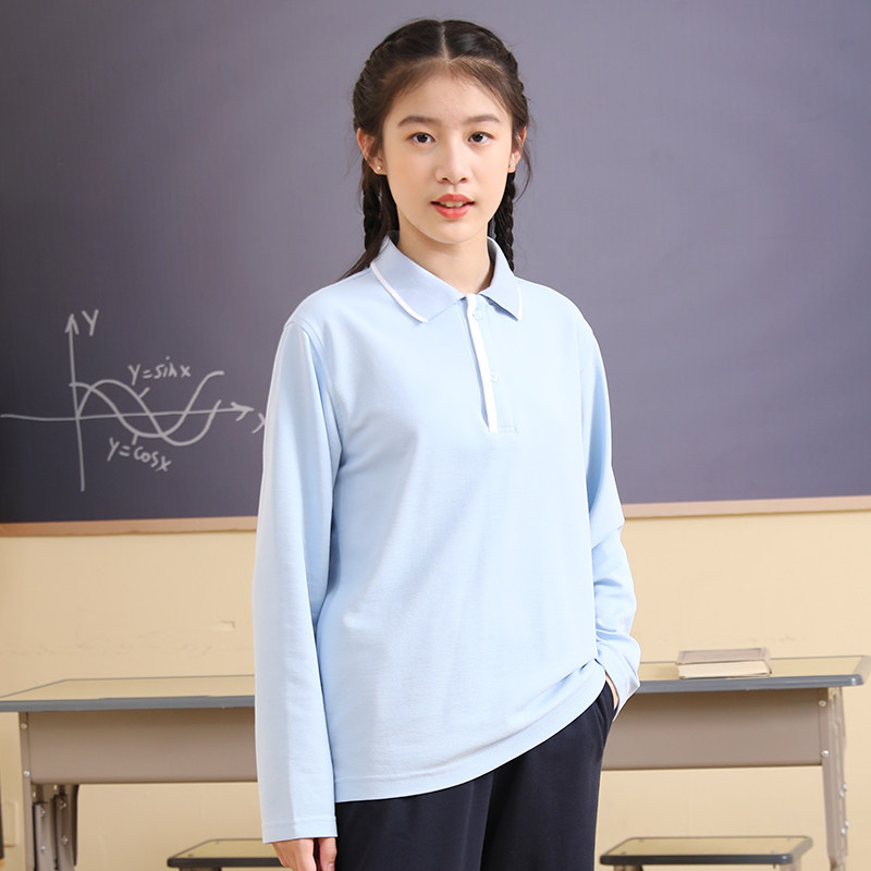 中小学生校园校服同款春秋男女童门襟贴条春秋季款中大童春季新款