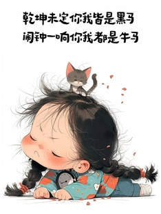 疯癫女孩签名酷头像微信姓氏背景图片抖音直播同款 源文件 PSD模版