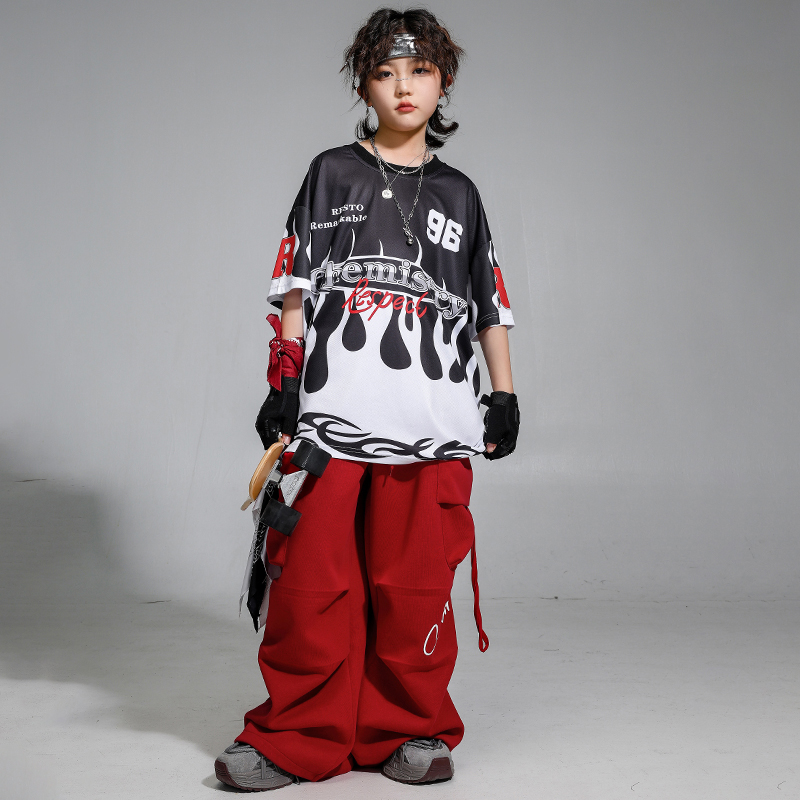儿童春夏酷帅街舞表演服套装