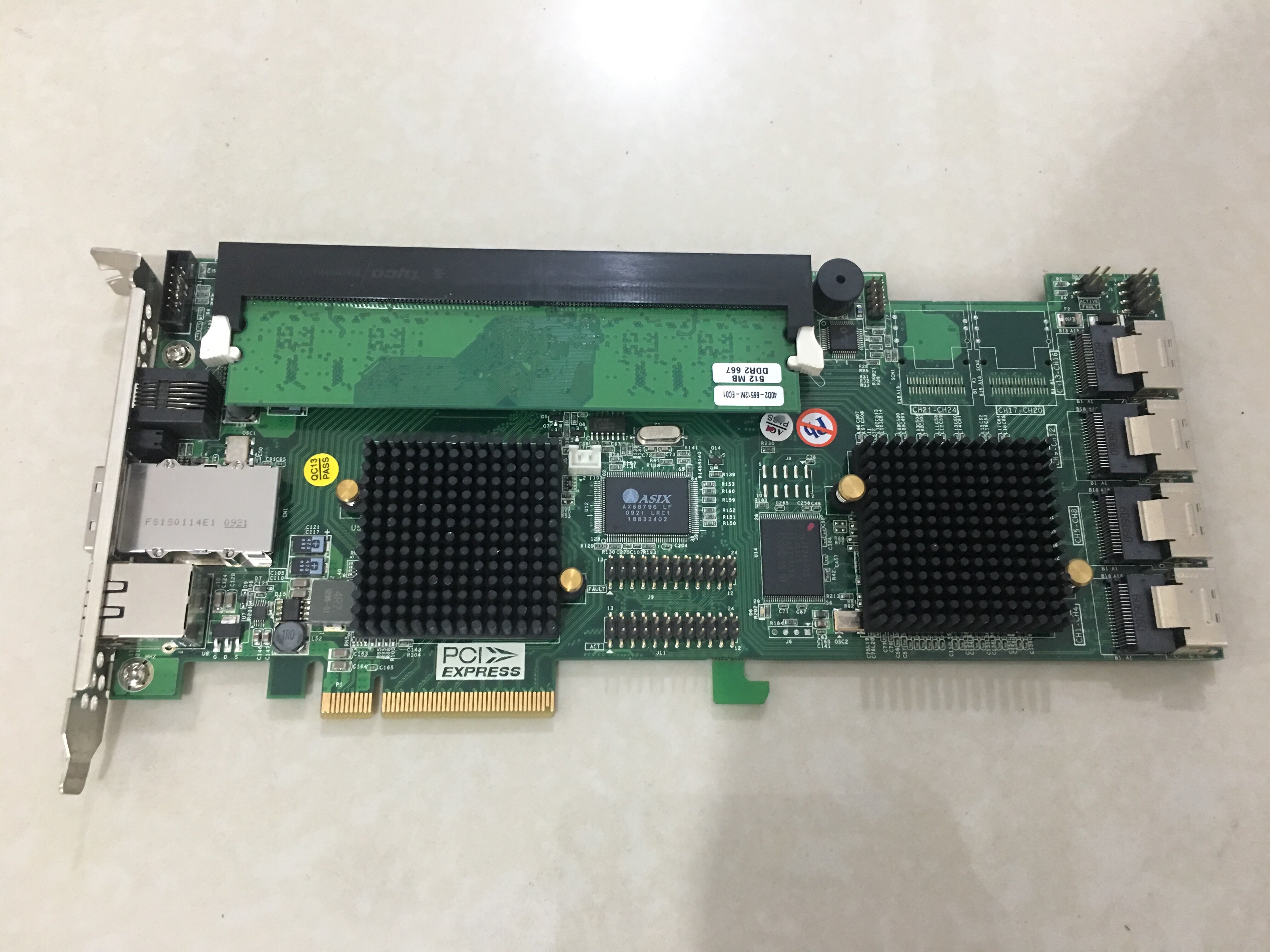 高性能卡出售areca ARC-1680IX-16 PCIe x8 SAS RAID 卡
