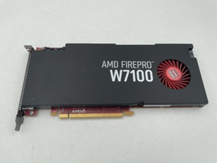 W7100 8G图形显卡 专业绘图 4K设计建模 AMD 3D渲染 4屏视频编辑