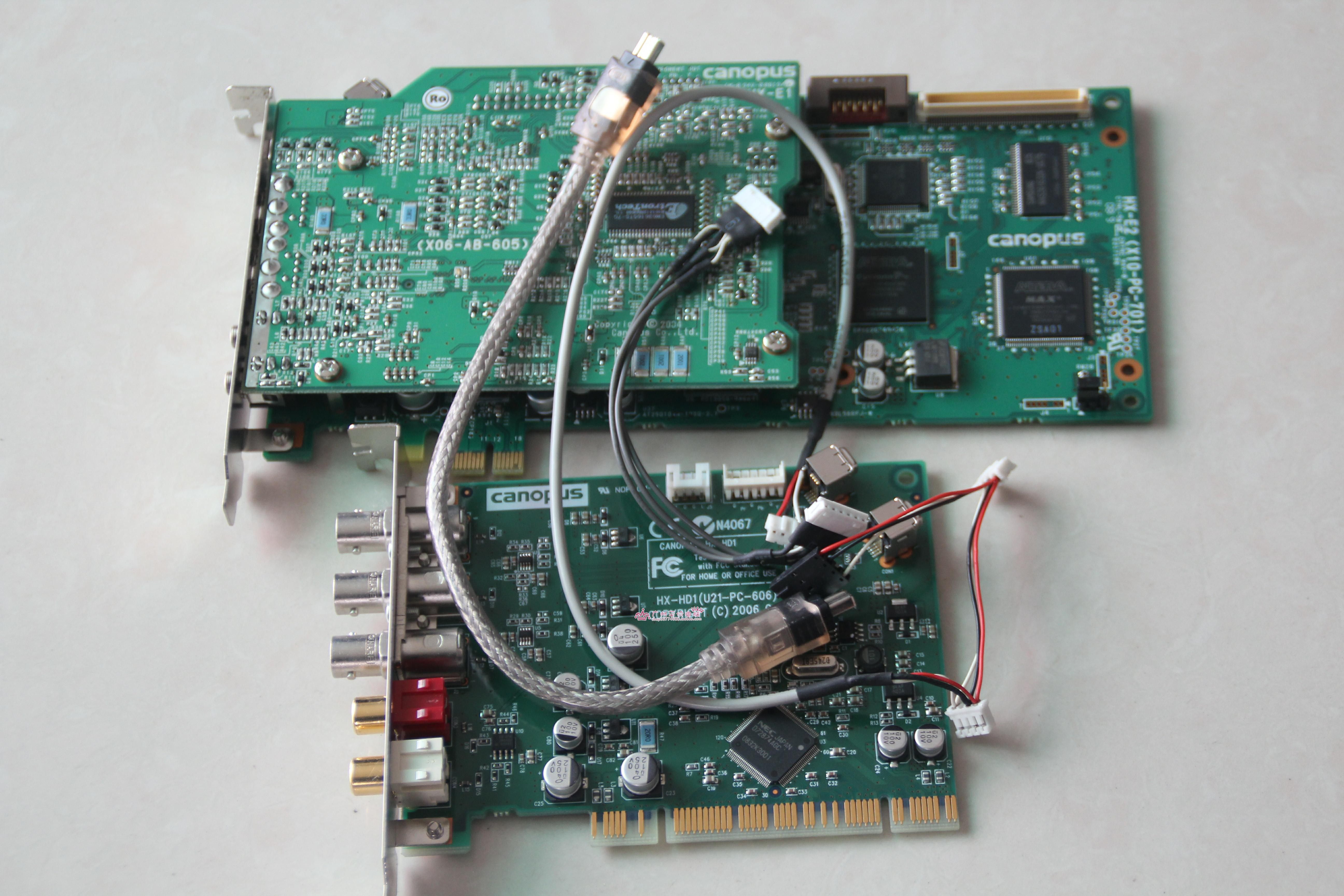 Canopus EDIUS NX HD扩展件 HDV子卡 PCI-E 高清非编卡 WIN7 64位
