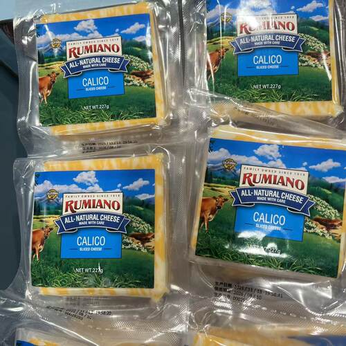 山姆芝士片Rumiano科尔比奶酪片原制奶酪进口分装227g*3冷藏发货