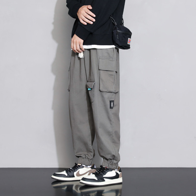 可供货抖音2023秋冬新款大码男装休闲裤大多口袋工装裤K10113-P50,男装休闲裤,星座204-1