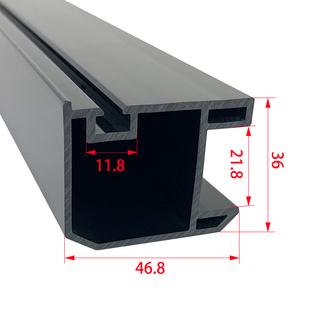 厂家直销m601款 PVC硬型材塑料玻璃柜冷库超市柜挤出条专用定制 式
