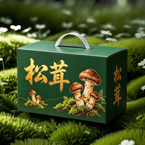 新鲜松茸包装盒礼品盒