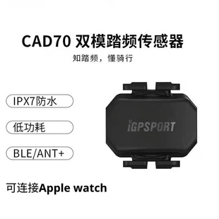 表外设CAD70踏频器SPD70速度器双模传感器兼容行者黑鸟 iGPSPORT码