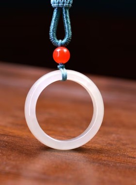 玉阅珠宝男女和田玉天然吊坠