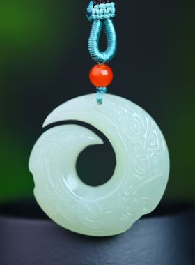 玉阅珠宝和田玉时来运转项坠