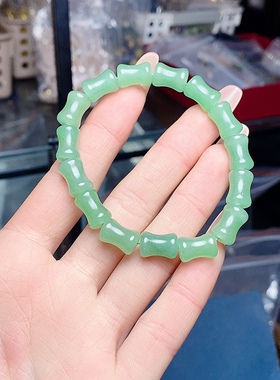 天然东陵玉竹节节高升女士手串