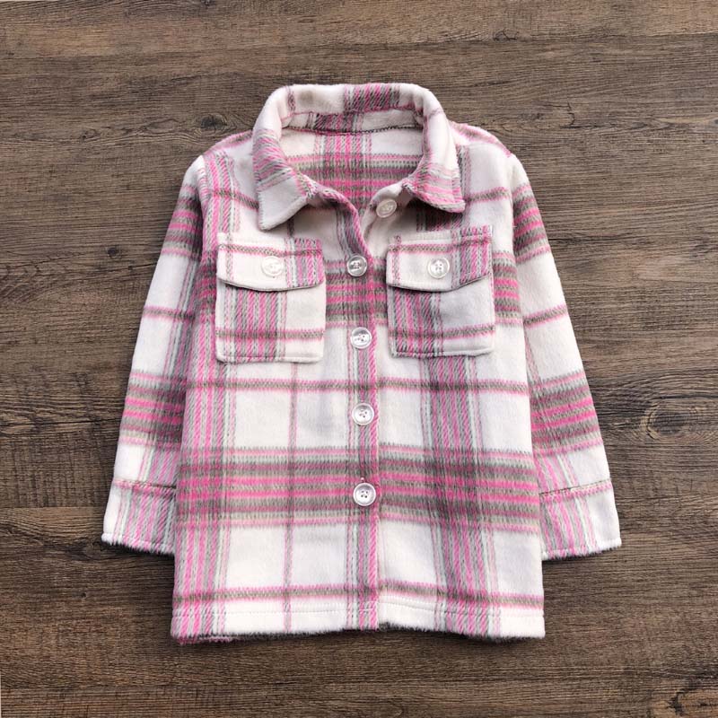 英国Nutmeg女童秋冬休闲衬衫外套