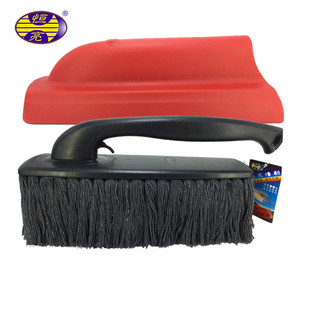 恒亮B3折叠蜡刷棉蜡拖把洗车刷擦车油拖把汽车掸子除尘车掸旋转