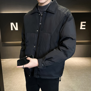 撞色拼接轻薄羽绒服男装冬季外套YR790-P185图片