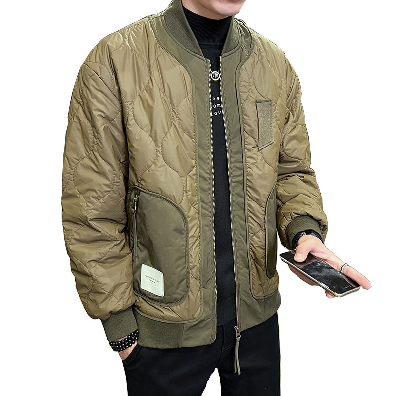 葫芦纹绗线棉服男装棒球服立领棉衣22067-P135,男装棉衣,电商D236-1（原A051-1）