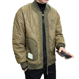 葫芦纹绗线棉服男装棒球服立领棉衣22067-P135，男装棉衣，电商D236-1（原A051-1）