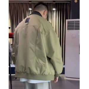 2025秋装牛仔假两件夹克外套男JK5502-P110图片