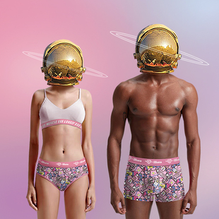 感送男生惊喜 礼物猛男粉一男一女生日仪式 日后LATER 新年情侣内裤