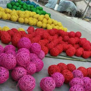 藤球柳球装饰幼儿园挂饰品商场店铺天花吊顶走廊挂件教室布置