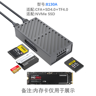 TF3合1高速读卡器USB 3.2 Type 迈和伦CFA CFexpress SD4.0