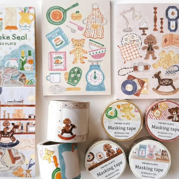 Nakauchi作家合作款和纸胶带