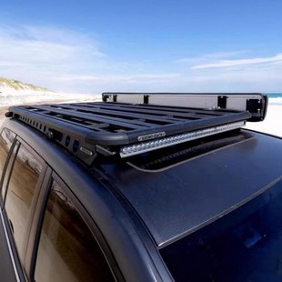 适用于丰田陆巡LC200加装 RACK多功能平台 车顶行李架犀牛RHINO