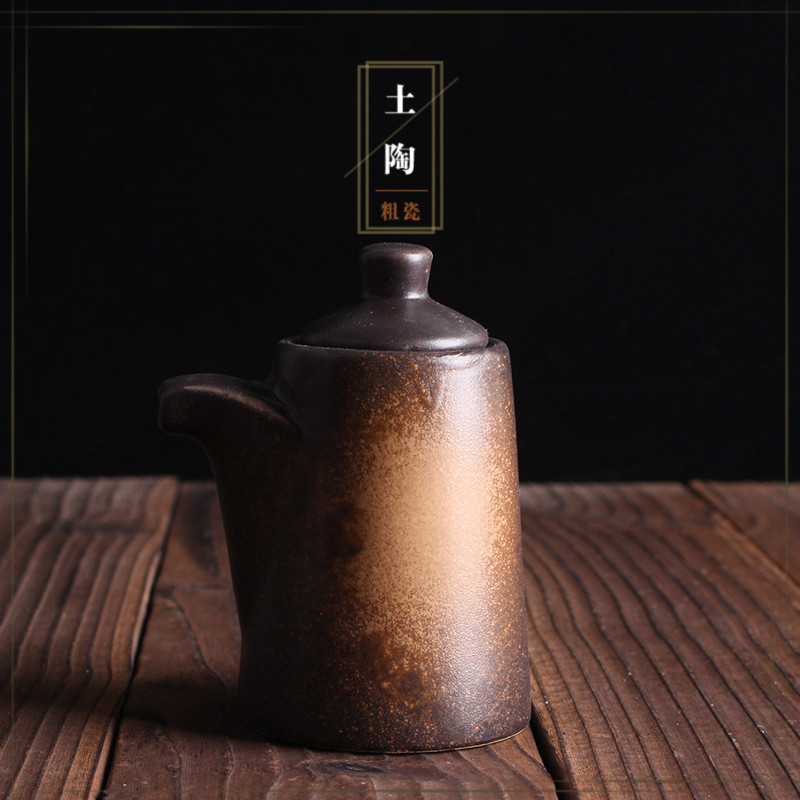日式风复古餐具陶瓷小油壶