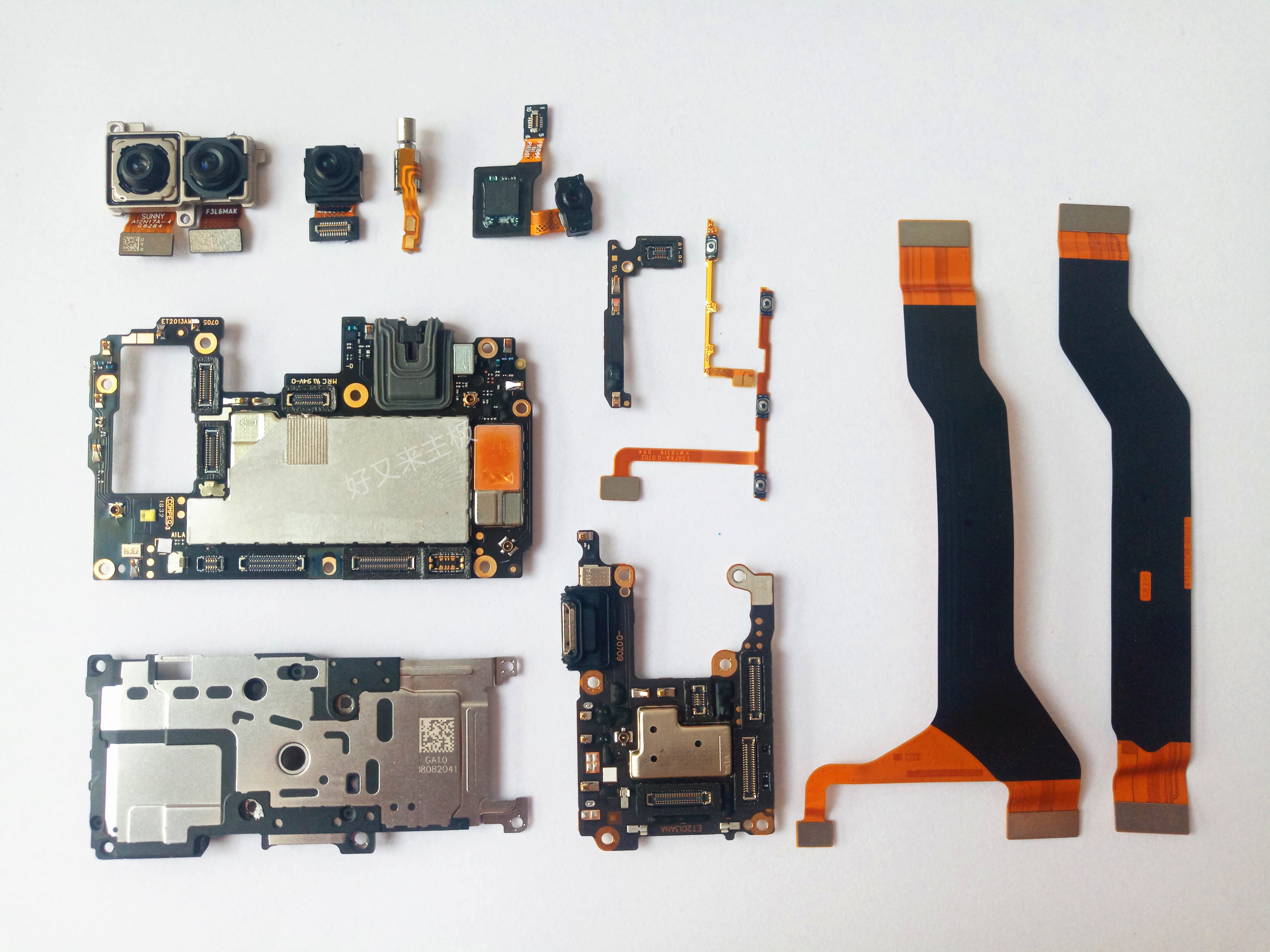 vivo x23  主板 照像头 小板 喇叭总成 开机音 显示充电排线