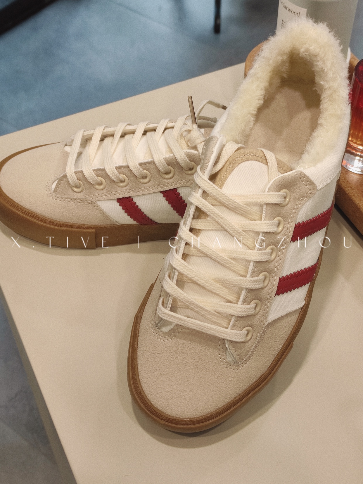 复古运动帆布撞色休闲鞋