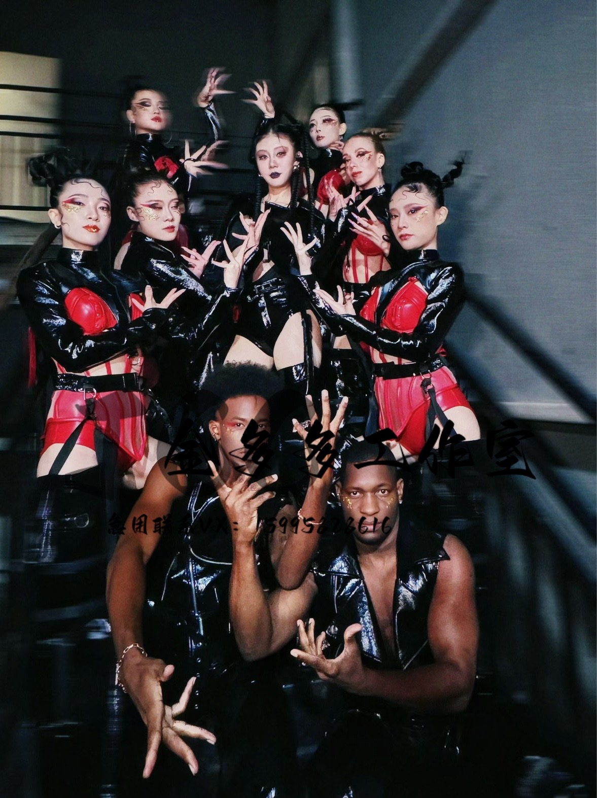 定制酒吧夜店dj打歌服性感GOGO大妞范辣妹蔡依林同款歌手颗粒秀